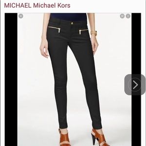 Michael Kors stretch pants w/front zippers sz 8